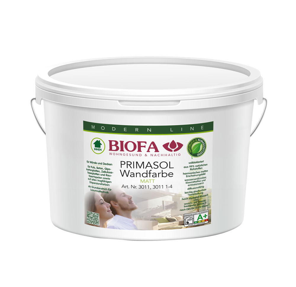 PRIMASOL Wandfarbe weiß, matt, lösemittelfrei